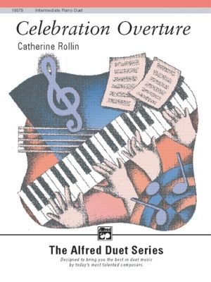 Alfred Publishing - Celebration Overture - Rollin - Piano Duet (1 Piano, 4 Hands) - Sheet Music