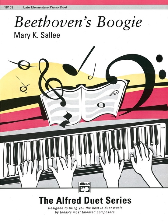 Beethoven\'s Boogie - Sallee - Piano Duet (1 Piano, 4 Hands) - Sheet