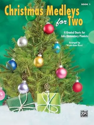 Alfred Publishing - Christmas Medleys for Two, Book 1 - Rossi - Piano Duet (1 Piano, 4 Hands) - Book