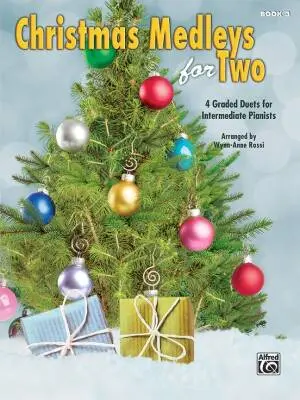Alfred Publishing - Christmas Medleys for Two, Book 3 - Rossi - Piano Duet (1 Piano, 4 Hands) - Book