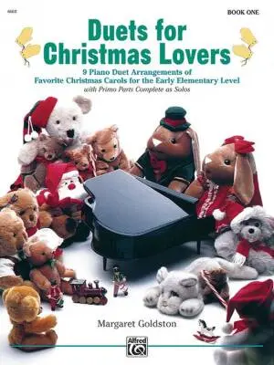 Alfred Publishing - Duets for Christmas Lovers, Book 1 - Goldston - Piano Duet (1 Piano, 4 Hands) - Book