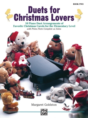 Alfred Publishing - Duets for Christmas Lovers, Book 2 - Goldston - Piano Duet (1 Piano, 4 Hands) - Book