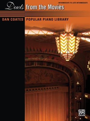 Alfred Publishing - Dan Coates Popular Piano Library: Duets from the Movies - Piano Duet (1 Piano, 4 Hands) - Book