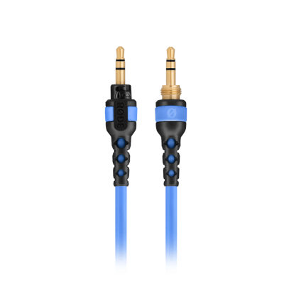 RODE - 2.4 Meter High Quality Flexible Cable for NTH-100 - Blue