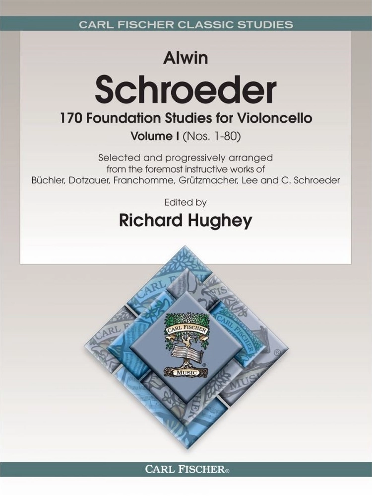 170 Foundation Studies, Volume 1 (Nos. 1-80) - Schroeder - Cello - Book