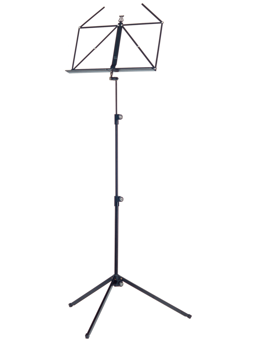 100/1 Deluxe Folding Music Stand - Black