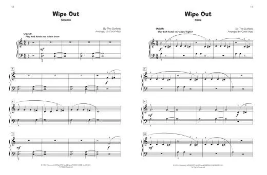 Famous & Fun Pop Duets, Book 2 - Matz - Piano Duet (1 Piano, 4 Hands) - Book