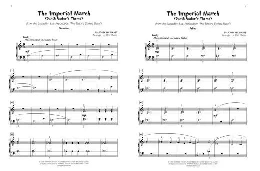 Famous & Fun Pop Duets, Book 3 - Matz - Piano Duet (1 Piano, 4 Hands) - Book