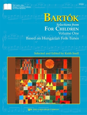 Selections from For Children, Vol. 1 - Bartok/Snell - Piano - Book