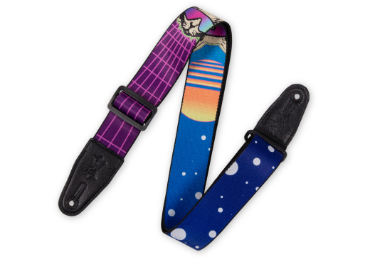Levys - 2” Polyester Guitar Strap - Cyber Cat