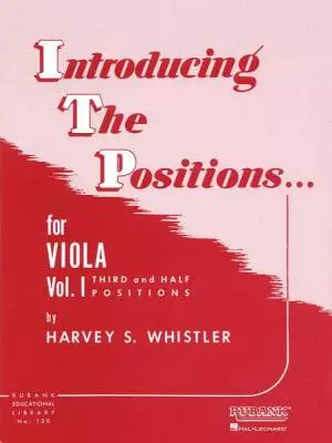 Rubank Publications - Introducing the Positions for Viola