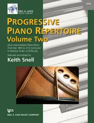 Kjos Music - Progressive Piano Repertoire, Volume Two - Snell - Piano - Book