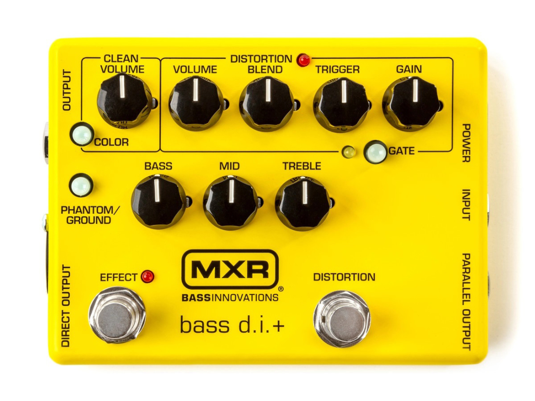 M80 Bass D.I. Plus Pedal - Special Edition Yellow