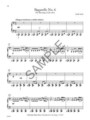 Santa Fe Suite: Seven Bagatelles for Piano - Snell - Piano - Book