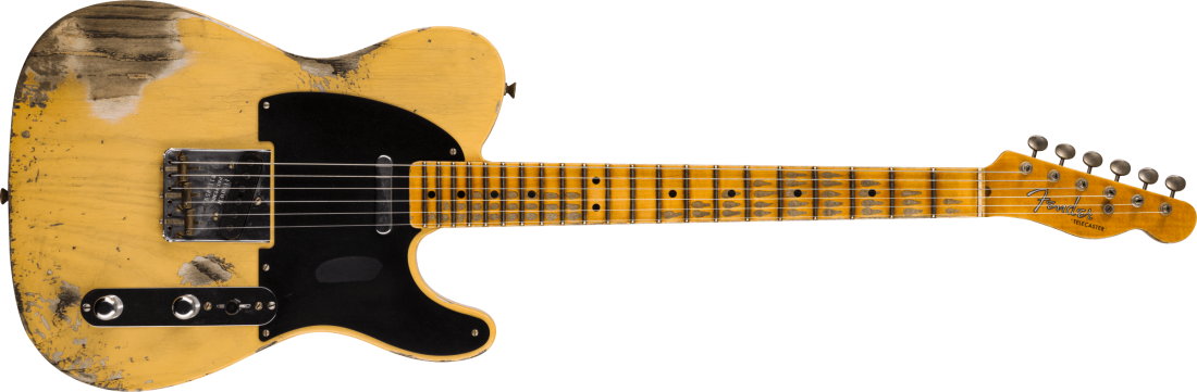 \'52 Telecaster Heavy Relic, Maple Neck - Aged Nocaster Blonde