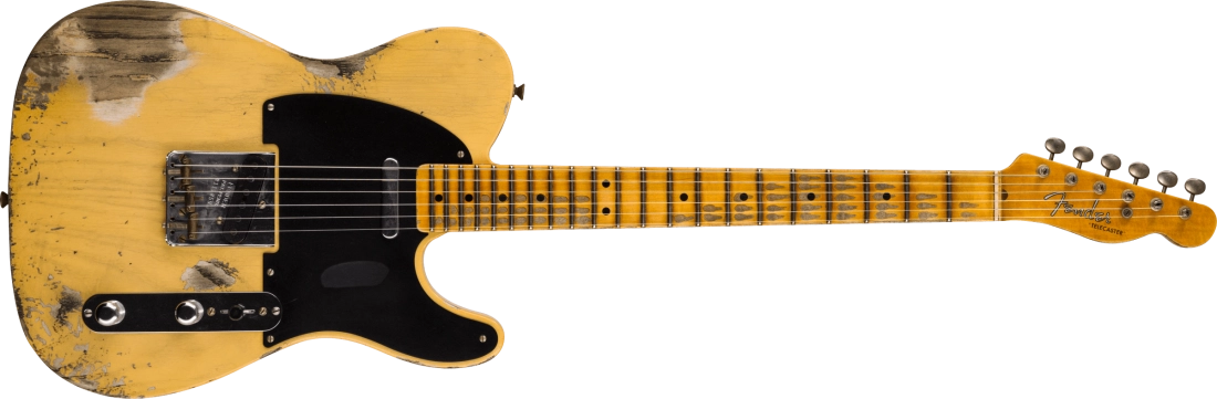 \'52 Telecaster Heavy Relic, Maple Neck - Aged Nocaster Blonde