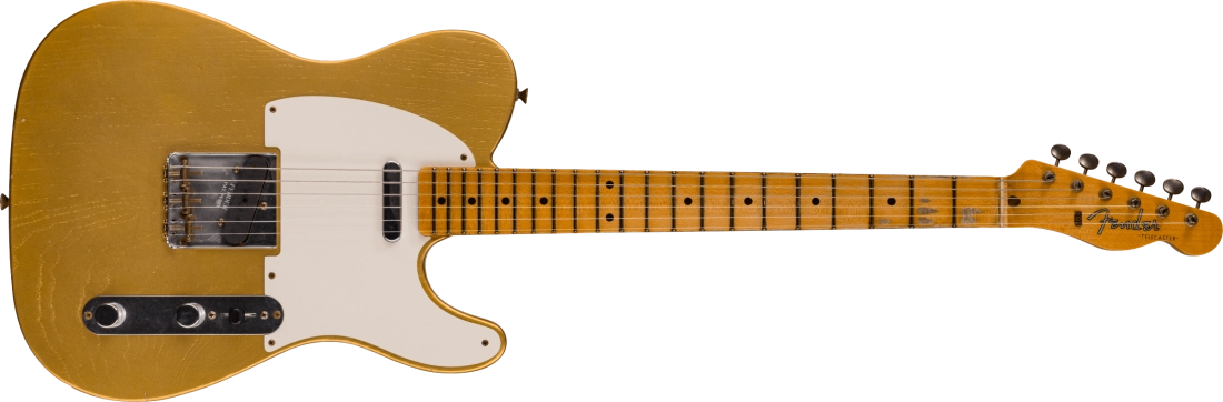 \'58 Telecaster Journeyman Relic, Maple Neck - Aged HLE Gold