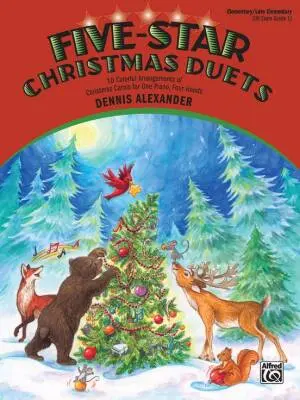 Alfred Publishing - Five-Star Christmas Duets - Alexander - Piano Duet (1 Piano, 4 Hands) - Book