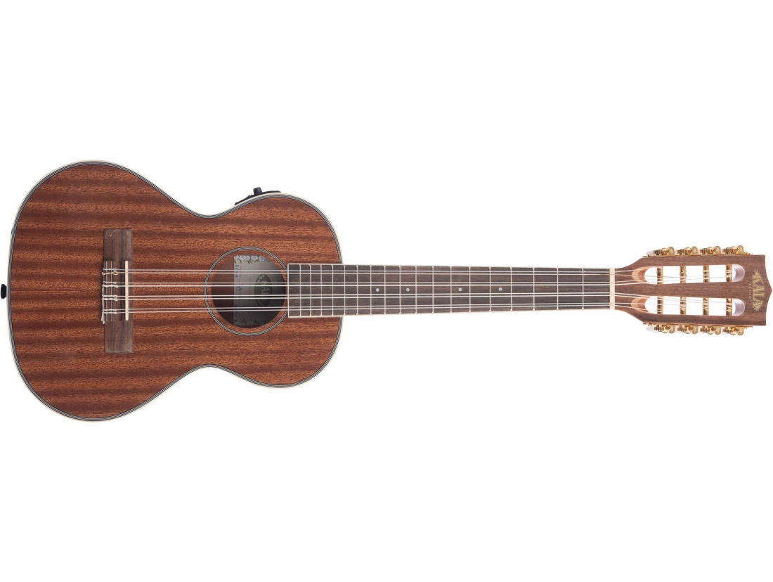 Gloss Mahogany 8-String Tenor Ukulele with Electronics