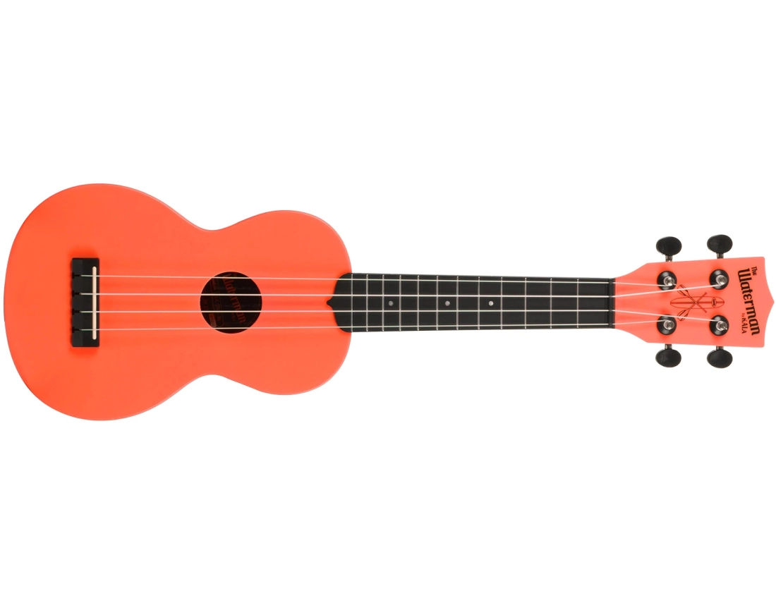 Waterman Composite Soprano Ukulele - Tomato Red Matte