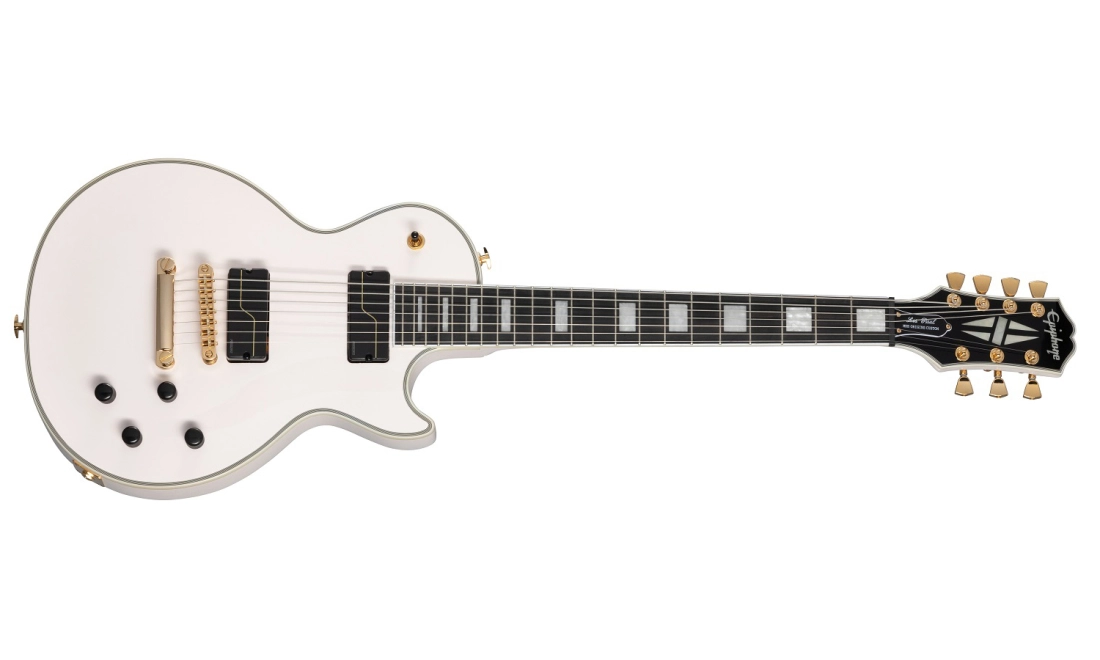 Matt Heafy Origins 7-String Les Paul Custom - Bone White