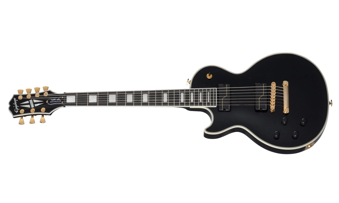 Matt Heafy Origins 7-String Les Paul Custom, Left-Handed - Ebony