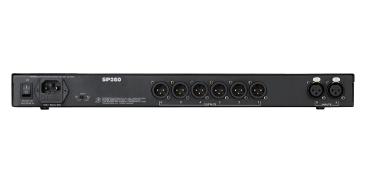 SP260 2x6 Loudspeaker System Processor