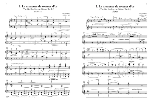 Histoires - Ibert/Hinson/Nelson - Piano Duet (1 Piano, 4 Hands) - Book