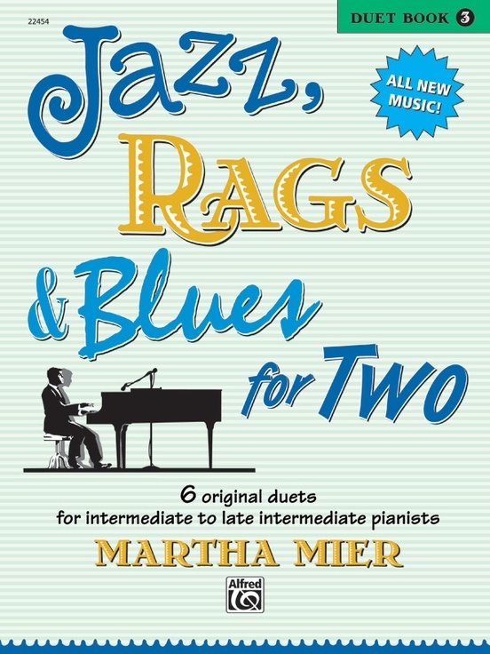 Jazz, Rags & Blues for Two, Book 3 - Mier - Piano Duet (1 Piano, 4 Hands) - Book