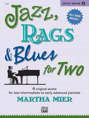 Jazz, Rags & Blues for Two, Book 4 - Mier - Piano Duet (1 Piano, 4 Hands) - Book