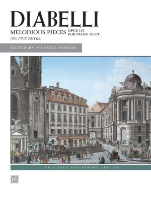 Melodious Pieces on Five Notes, Opus 149 - Diabelli/Hinson - Piano Duet (1 Piano, 4 Hands) - Book