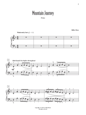 Mountain Journey - Eben - Piano Duet (1 Piano, 4 Hands) - Sheet Music