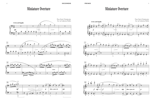 The Nutcracker Suite for Two - Tchaikovsky/Rollin - Piano Duet (1 Piano, 4 Hands) - Book