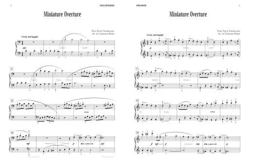 The Nutcracker Suite for Two - Tchaikovsky/Rollin - Piano Duet (1 Piano, 4 Hands) - Book