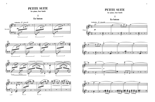 Petite Suite - Debussy/Hinson - Piano Duet (1 Piano, 4 Hands) - Book