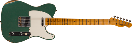 Fender Custom Shop - 59 Telecaster Custom Relic, Maple Neck -  Aged Sherwood Green Metallic