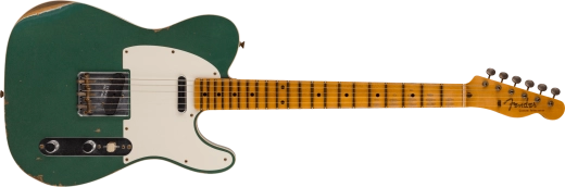 Fender Custom Shop - 59 Telecaster Custom Relic, Maple Neck -  Aged Sherwood Green Metallic