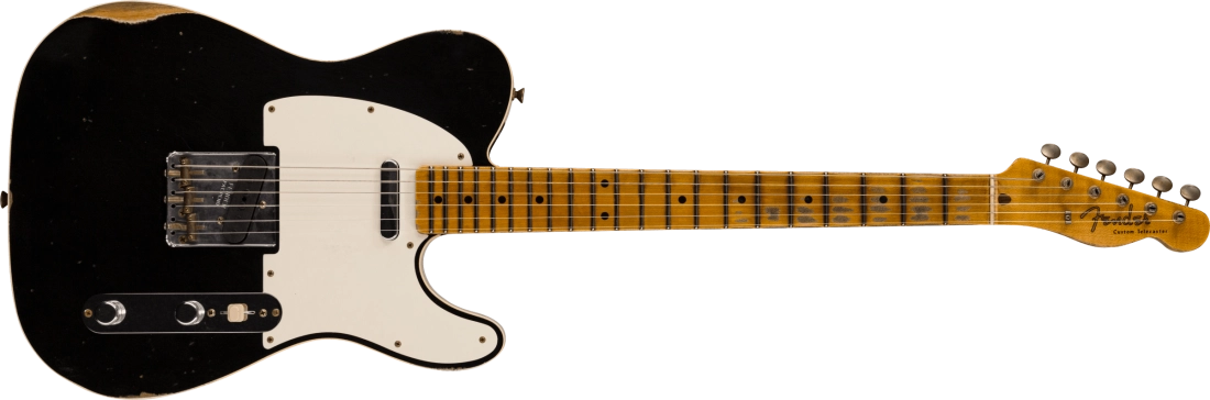 \'59 Telecaster Custom Relic, Maple Neck - Aged Black