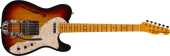 Fender Custom Shop - 68 Telecaster Thinline Journeyman Relic, Maple Fingerboard - 3-Colour Sunburst