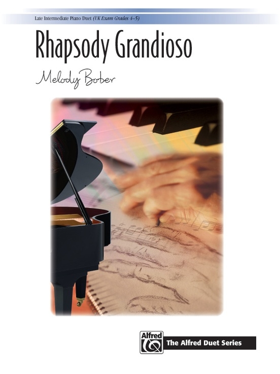 Rhapsody Grandioso - Bober - Piano Duet (1 Piano, 4 Hands) - Sheet