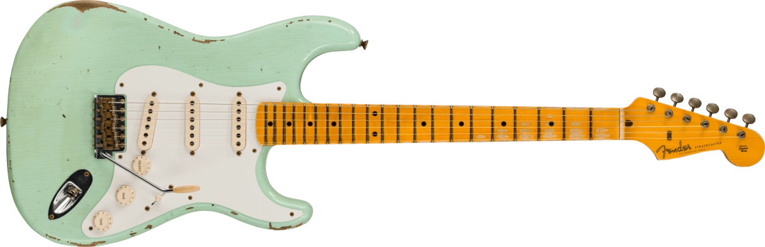 \'58 Stratocaster Relic, Maple Neck - Super Faded Aged Surf Green