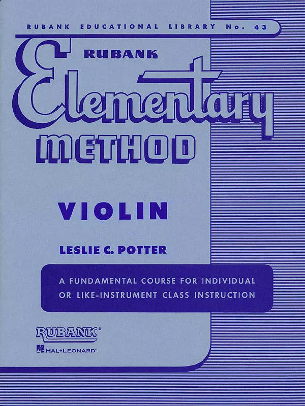 Rubank Elementary Method - Potter - Violin - Book