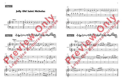 A Christmas Tree-O! - Alexander - Piano Trio (1 Piano, 6 Hands) - Book