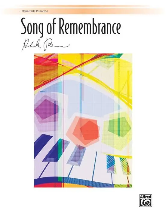 Song of Remembrance - Peskanov - Piano Trio (1 Piano, 6 Hands) - Sheet Music