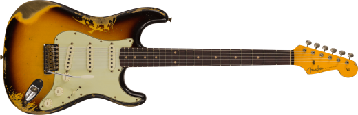 Fender Custom Shop - 61 Stratocaster Heavy Relic, Rosewood Fingerboard - Super Faded Aged 3-Colour Sunburst