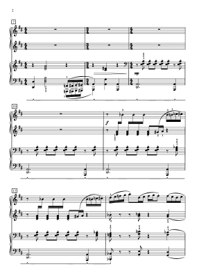 Concertino in D Major - Alexander - Piano Duo (2 Pianos, 4 Hands) - Sheet Music