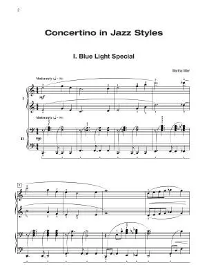 Concertino in Jazz Styles - Mier - Piano Duo (2 Pianos, 4 Hands) - Book