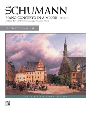 Alfred Publishing - Concerto in A Minor, Opus 54 - Schumann/Labe - Piano Duo (2 Pianos, 4 Hands) - Book