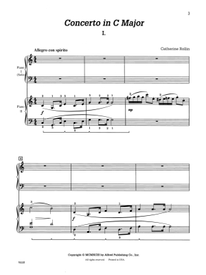 Concerto in C Major - Rollin - Piano Duo (2 Pianos, 4 Hands) - Sheet Music