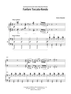 Fanfare Toccata-Rondo - Alexander - Piano Duo (2 Pianos, 4 Hands) - Sheet Music